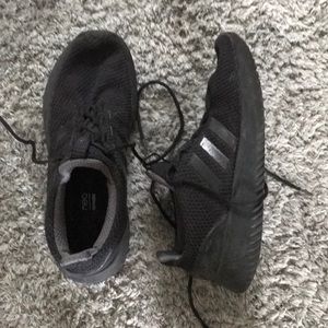 All black adidas
